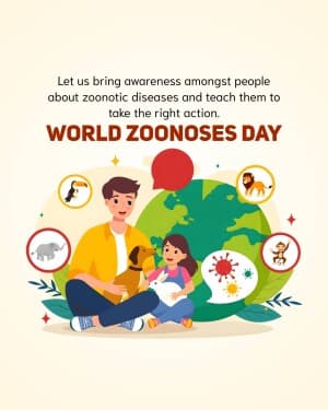 World Zoonoses Day flyer