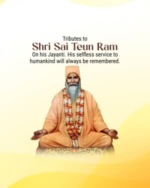 Sai Teun Ram Jayanti flyer