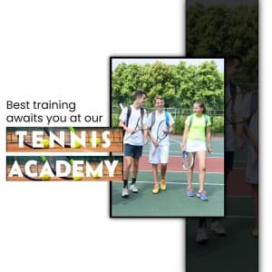 Tennis Academies facebook ad