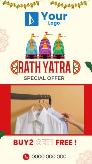 Rath Yatra Offers facebook ad banner