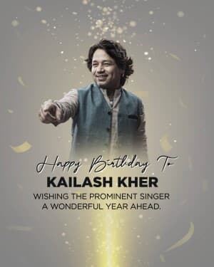 Kailash Kher Birthday image