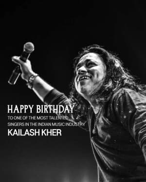 Kailash Kher Birthday post