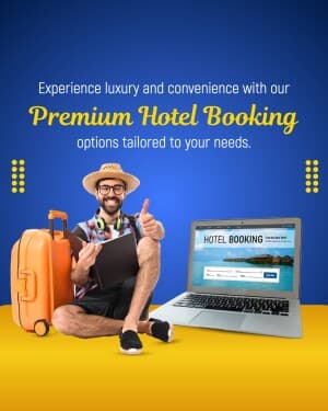 Hotel Booking flyer