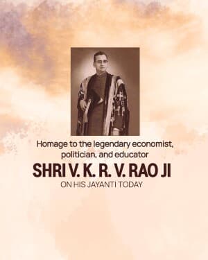 V. K. R. V. Rao Jayanti video