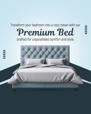 Bed business flyer