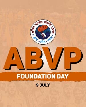 ABVP Foundation Day illustration