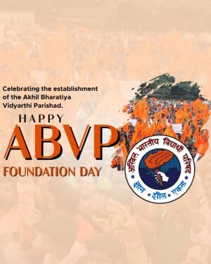 ABVP Foundation Day graphic