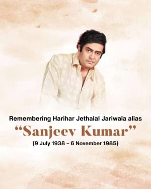 Sanjeev Kumar Jayanti graphic