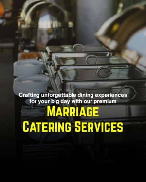 Catering Services & Chef business flyer