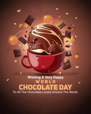 World Chocolate Day flyer