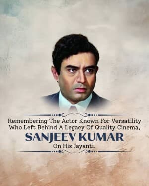 Sanjeev Kumar Jayanti video