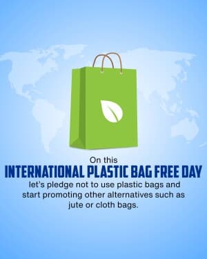 International Plastic Bag Free Day banner