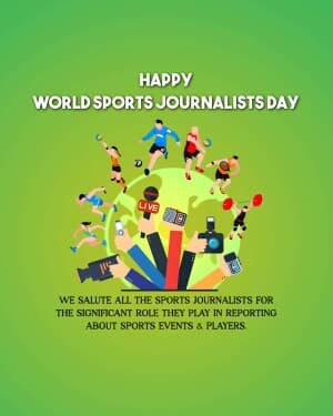 World Sports Journalists Day video