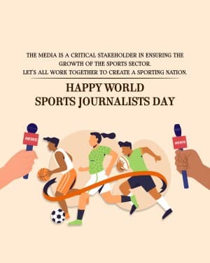 World Sports Journalists Day image