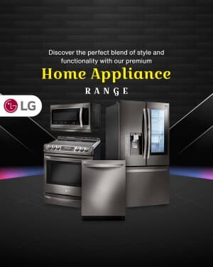 LG marketing poster