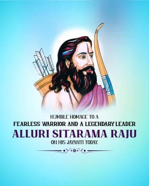 Alluri Sitarama Raju Jayanti post