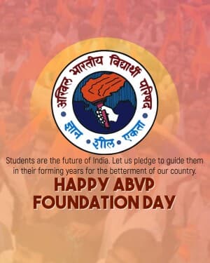 ABVP Foundation Day banner