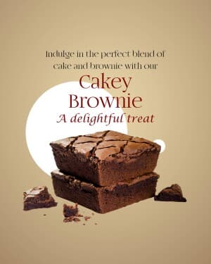 Bakery and Cake marketing poster