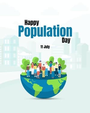 World Population Day Facebook Poster