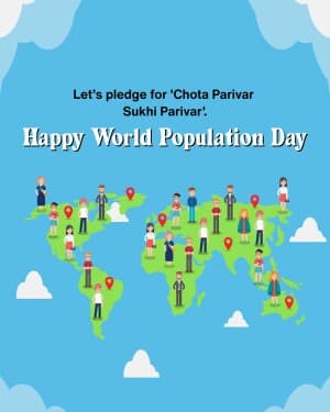 World Population Day Instagram Post