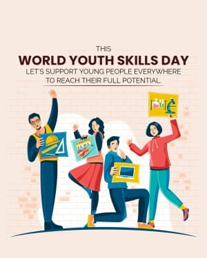 World Youth Skills Day poster Maker