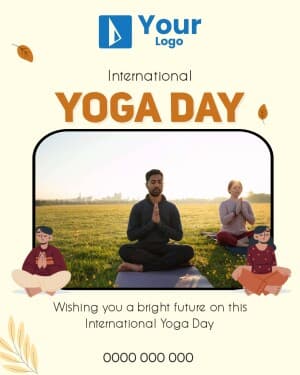 Yoga Day Templates ad template