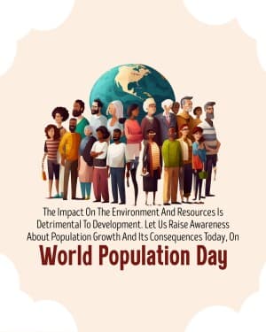 World Population Day graphic