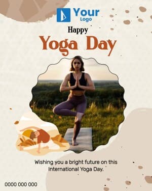 Yoga Day Templates Social Media poster