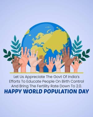 World Population Day banner