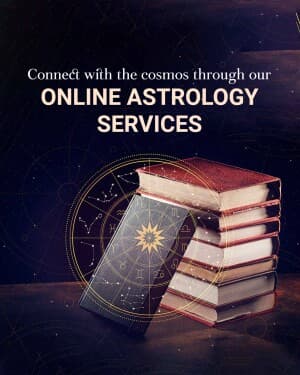 Astrologer marketing poster