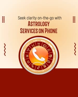 Astrologer business flyer