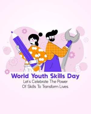 World Youth Skills Day graphic