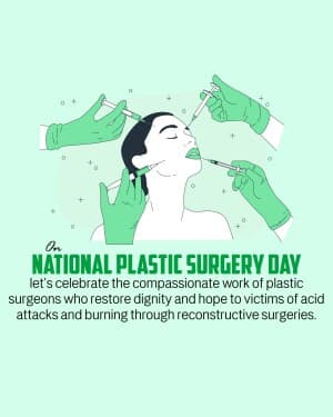 National Plastic Surgery Day flyer