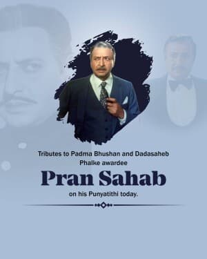 Pran Punyatithi event poster