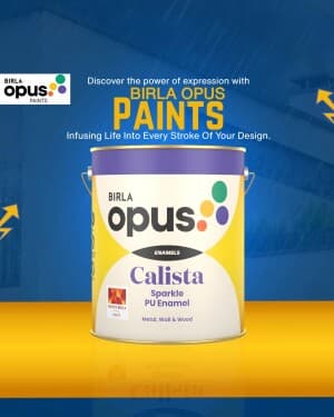 Paints promotional poster