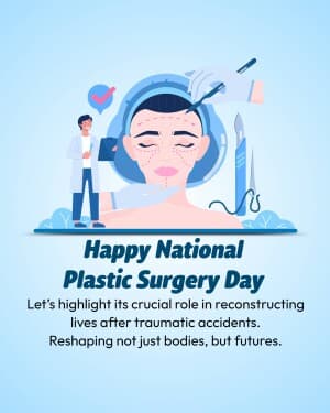 National Plastic Surgery Day event poster