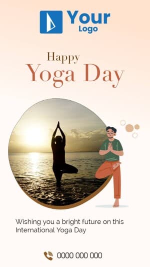 Yoga Day Templates poster Maker
