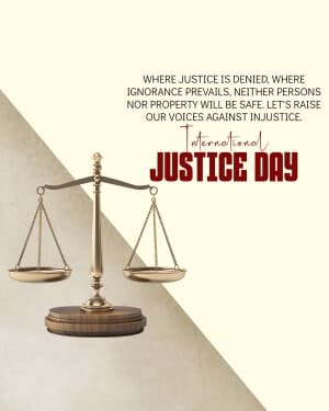 International Justice Day video