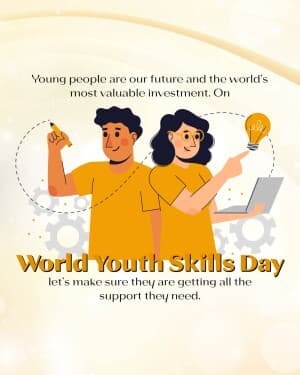 World Youth Skills Day illustration