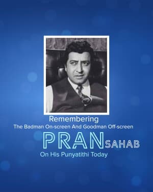 Pran Punyatithi poster