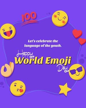 World Emoji Day graphic