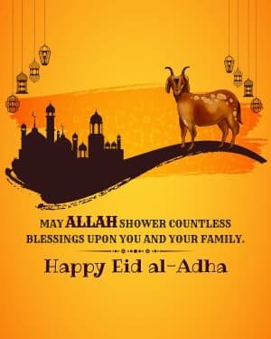 Eid al-Adha flyer