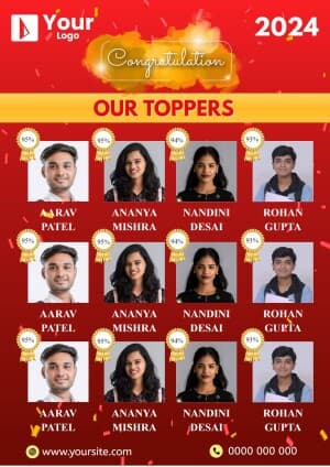 Our Toppers (A4) flyer