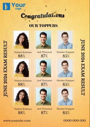 Our Toppers (A4) poster