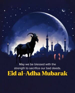 Eid al-Adha event poster