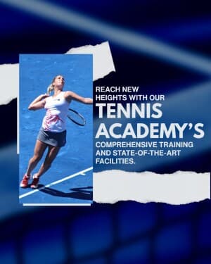 Tennis Academies template