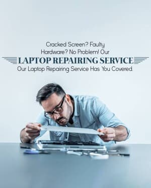 Laptop Repairing Services flyer