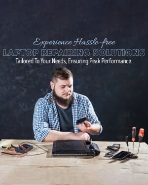 Laptop Repairing Services template