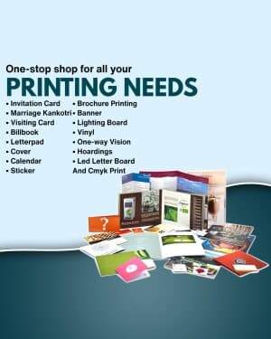 Printing business template
