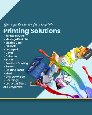 Printing business post